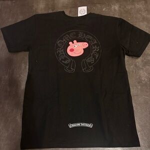Chrome Hearts /Peppa Pig Colab fashion Tshirt